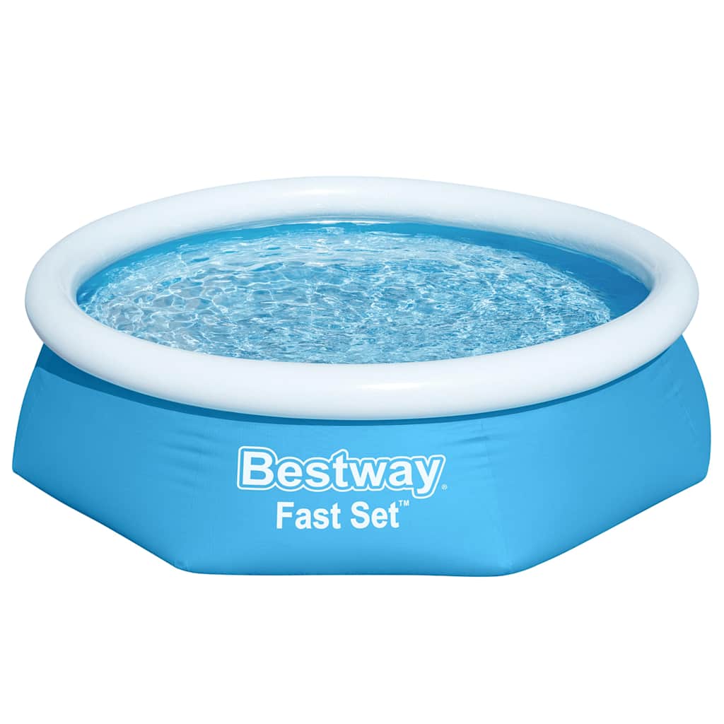 Oppblåsbart svømmebasseng Fast Set rundt 244x61 cm 57265