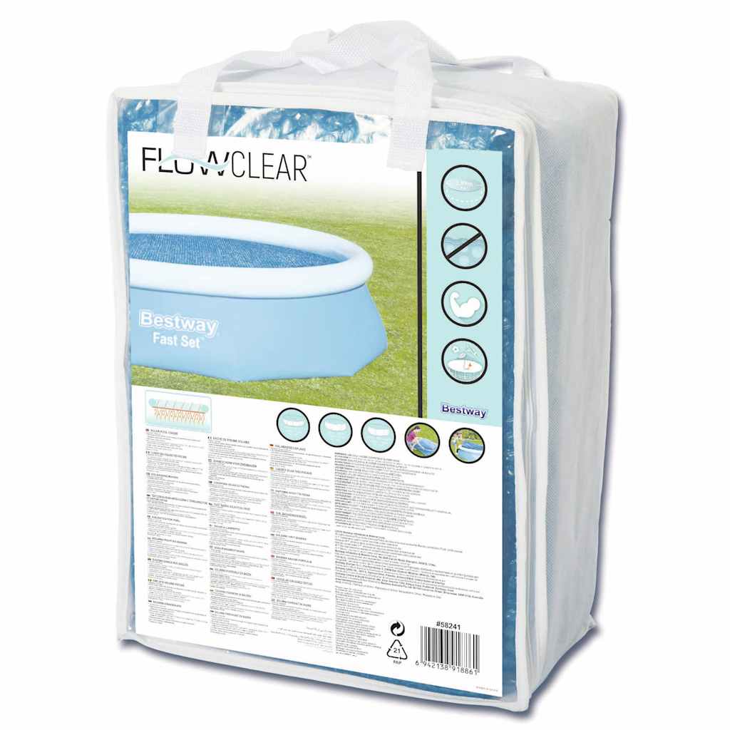 Soldrevet bassengtrekk Flowclear 305 cm