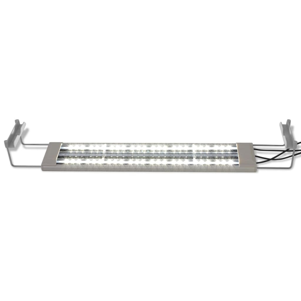 Akvarielampe LED 50-60 cm aluminium IP67 vidaXL
