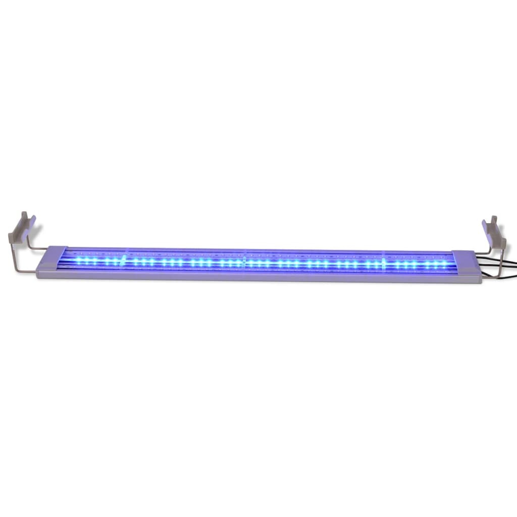 Akvarielampe LED 80-90 cm aluminium IP67 vidaXL