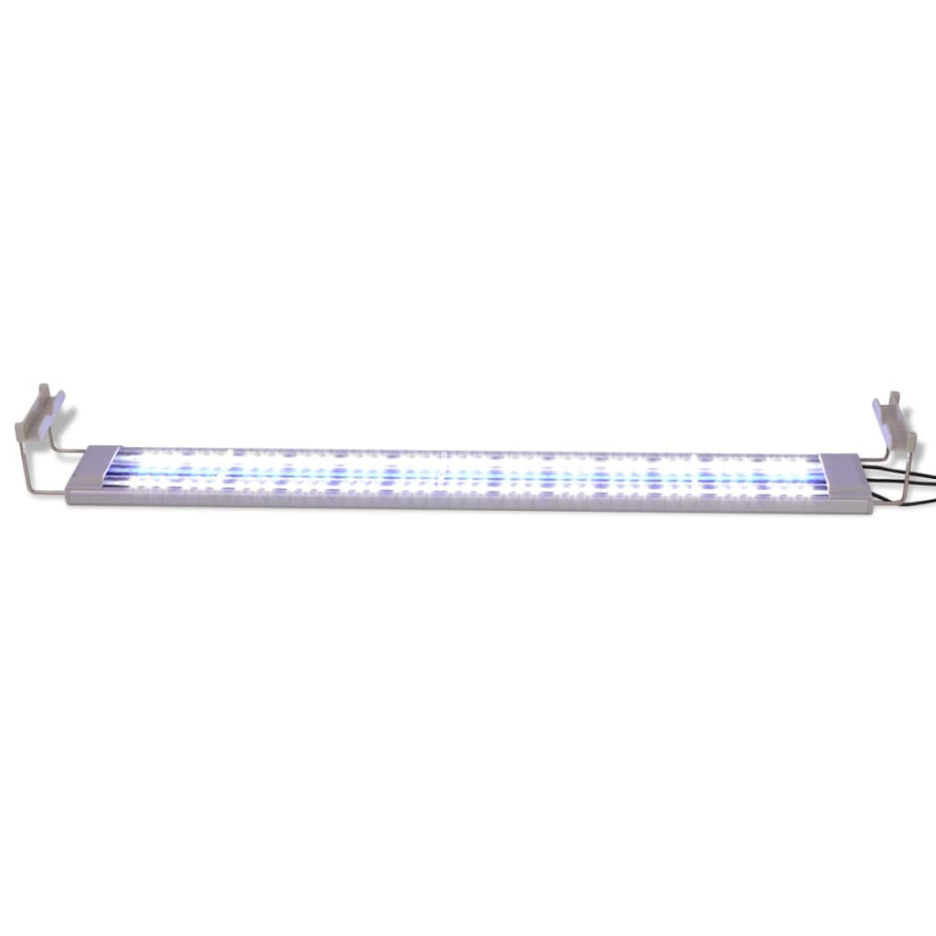 Akvarielampe LED 80-90 cm aluminium IP67 vidaXL