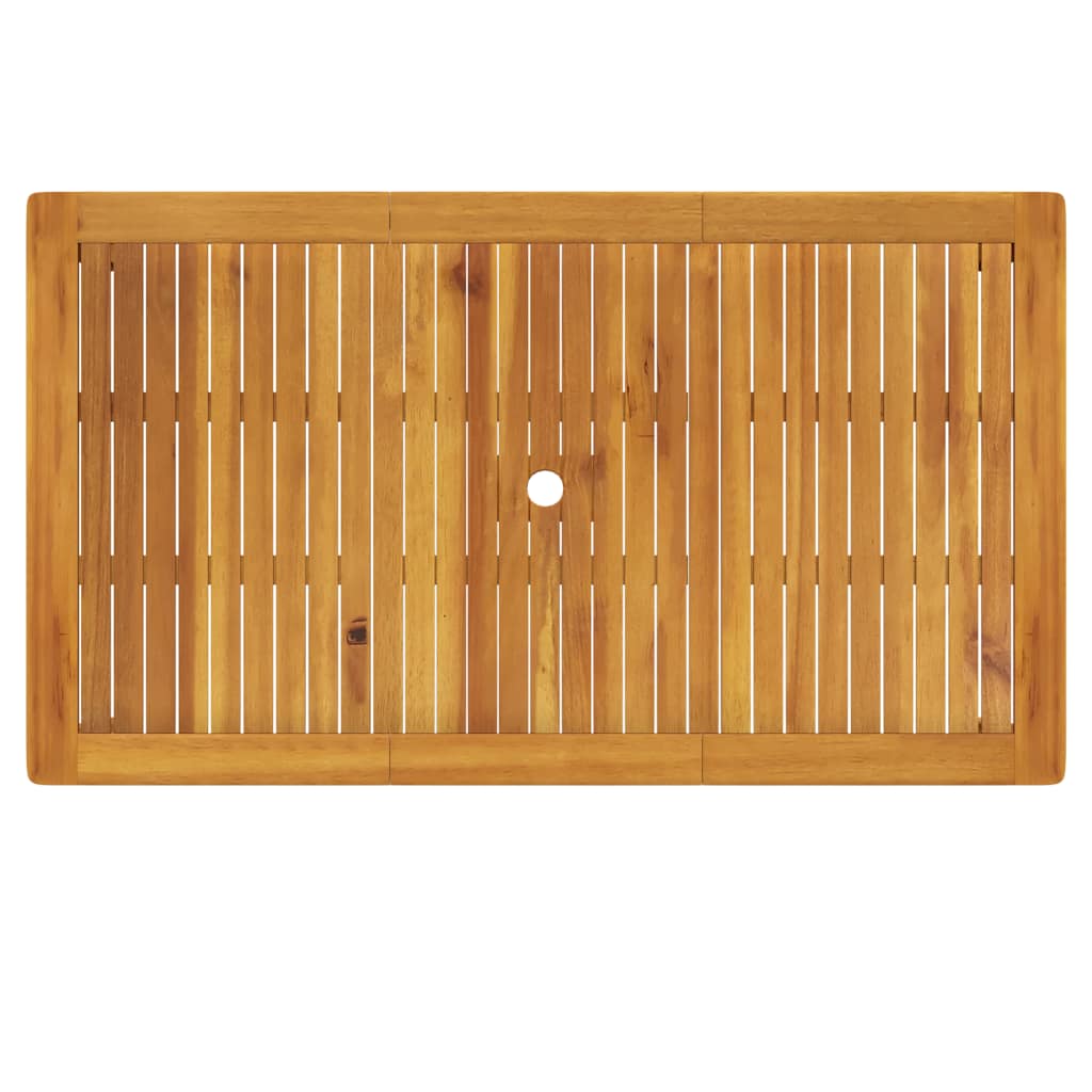 Hagebord 140x80x74 cm heltre akasie