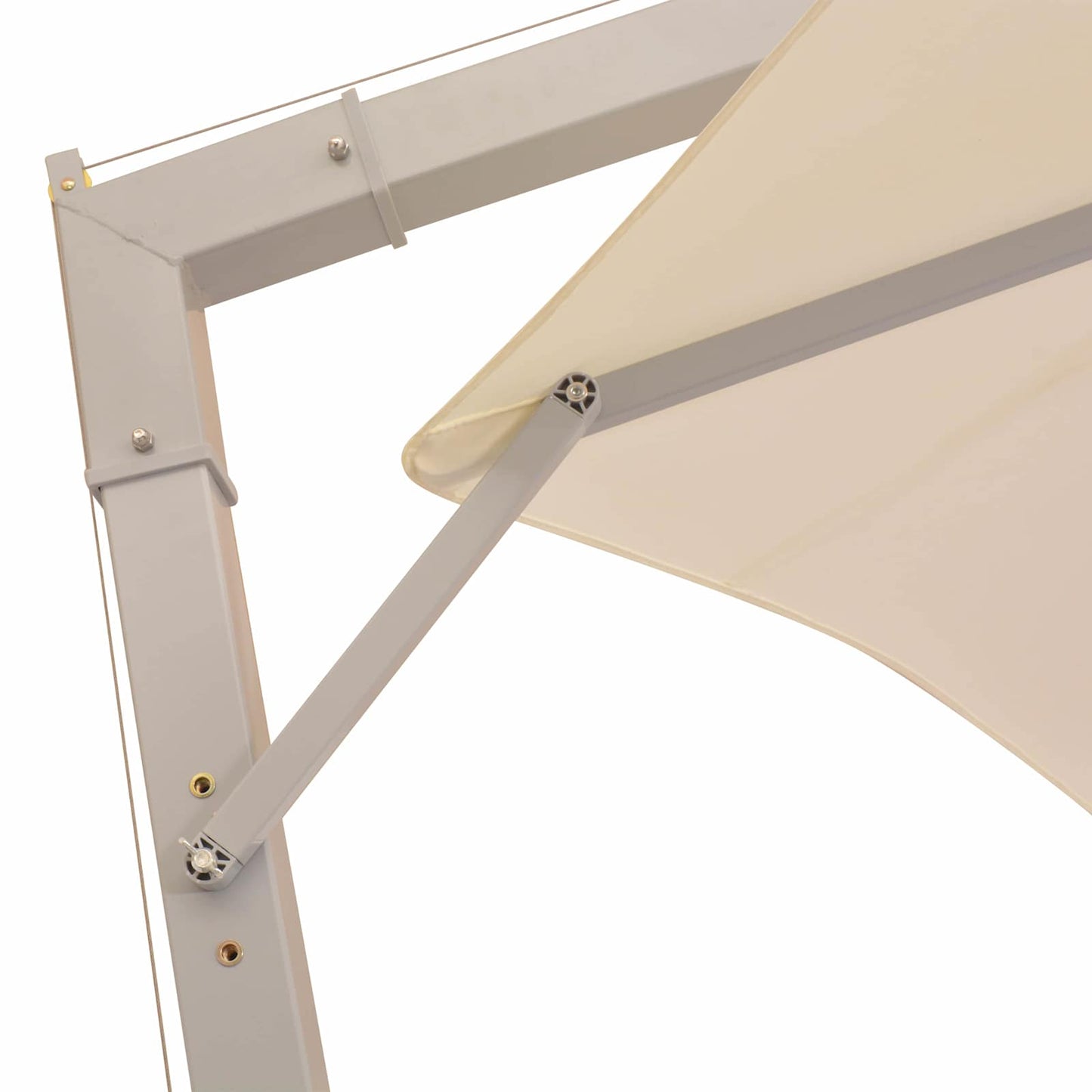 Utendørs parasoller Beige Polyester