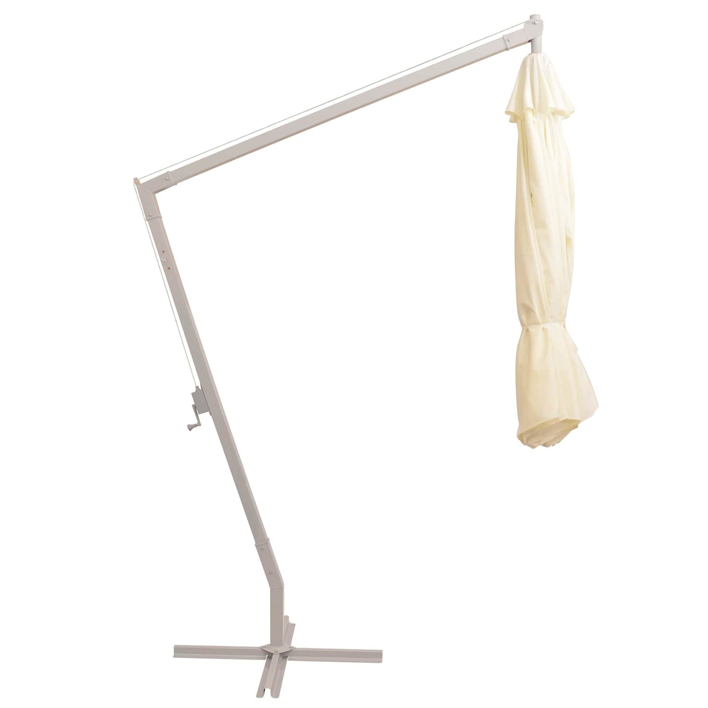 Utendørs parasoller Beige Polyester