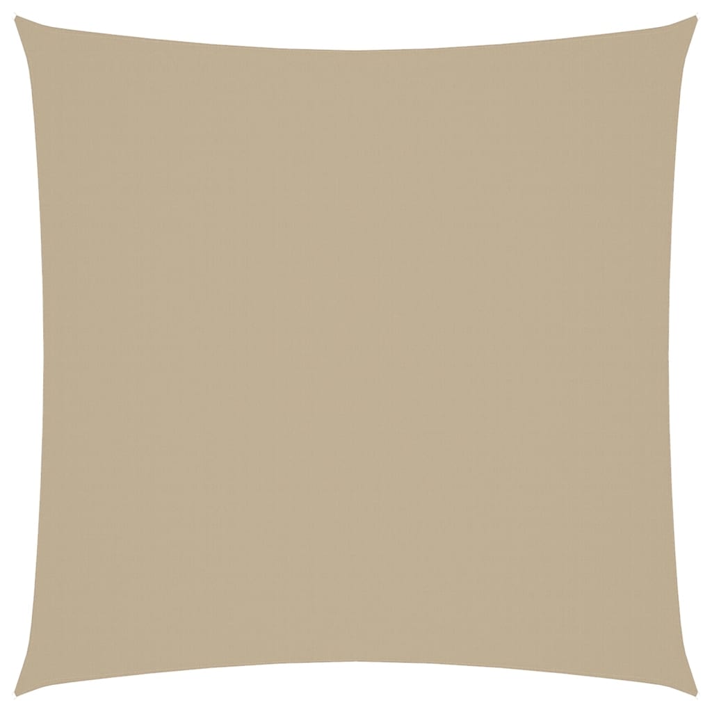 Solseil Oxfordstoff kvadratisk 2x2 m beige