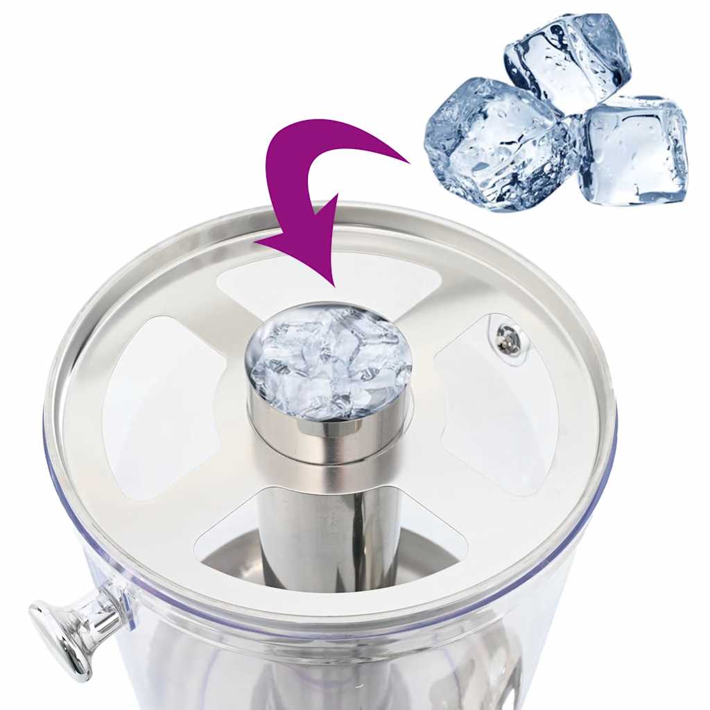 Juicedispenser rustfritt stål 8 L