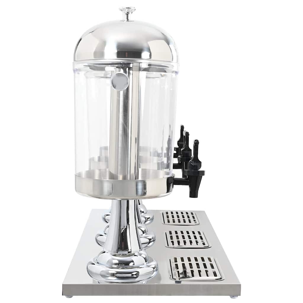 Trippel juicedispenser rustfritt stål 3 x 8 L
