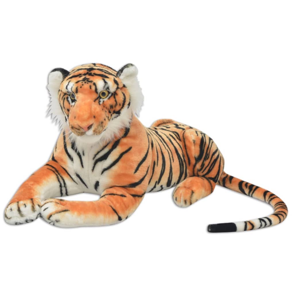 Tigerleke Plysj Brun XXL