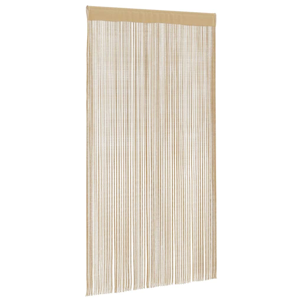 Trådgardiner 2 stk 140x250 cm beige