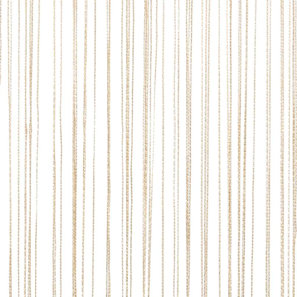 Trådgardiner 2 stk 140x250 cm beige