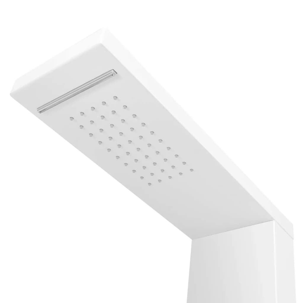 Dusjpanel aluminium matt hvit