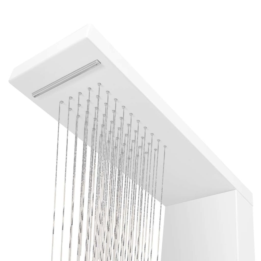 Dusjpanel aluminium matt hvit