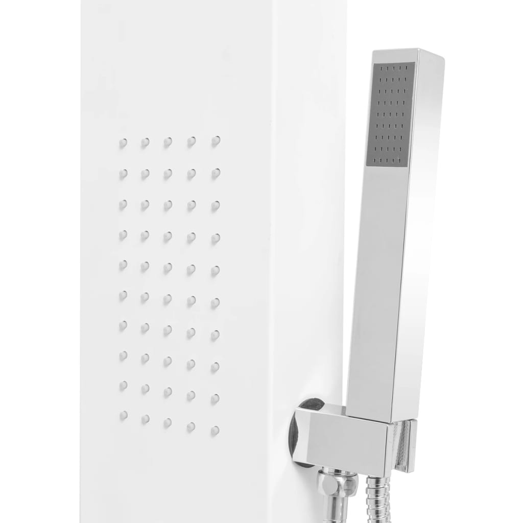 Dusjpanel aluminium matt hvit