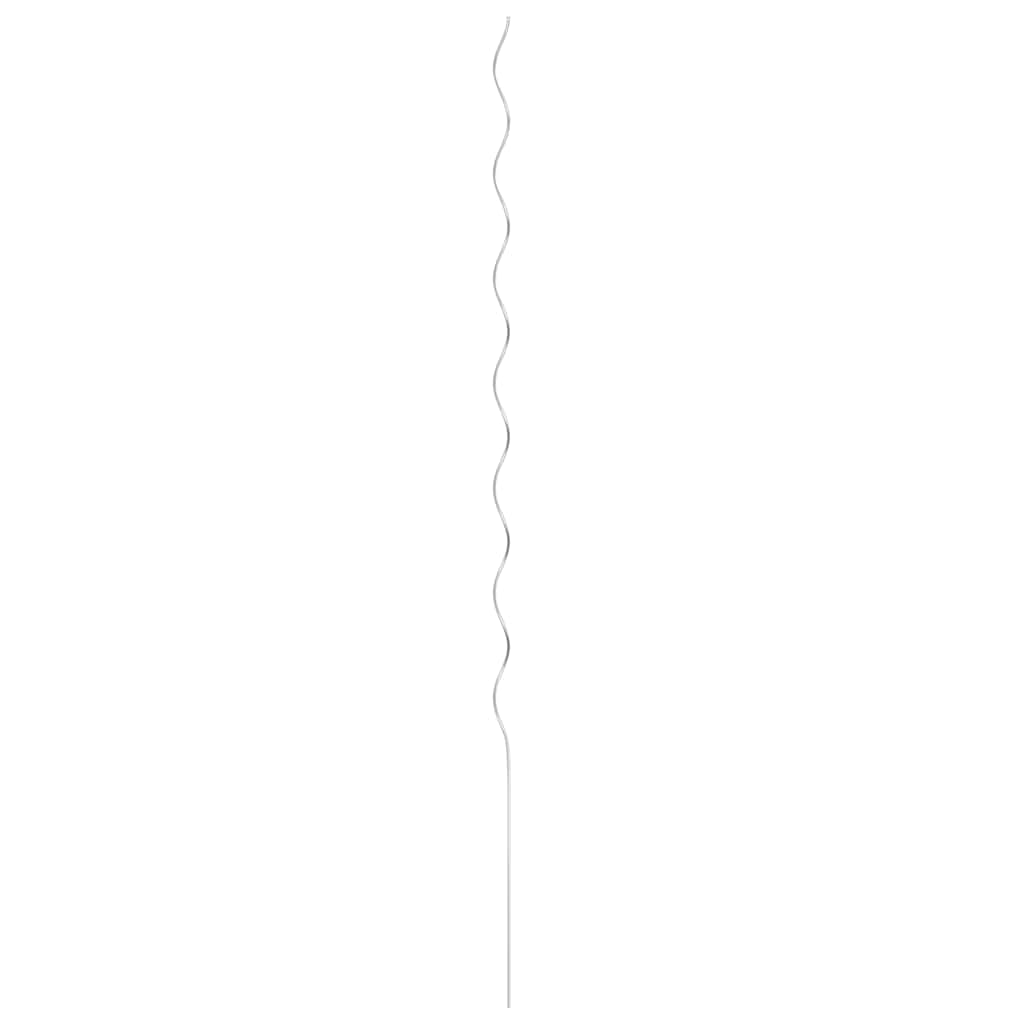 Spiralplantestøtter 50 stk 170 cm galvanisert stål