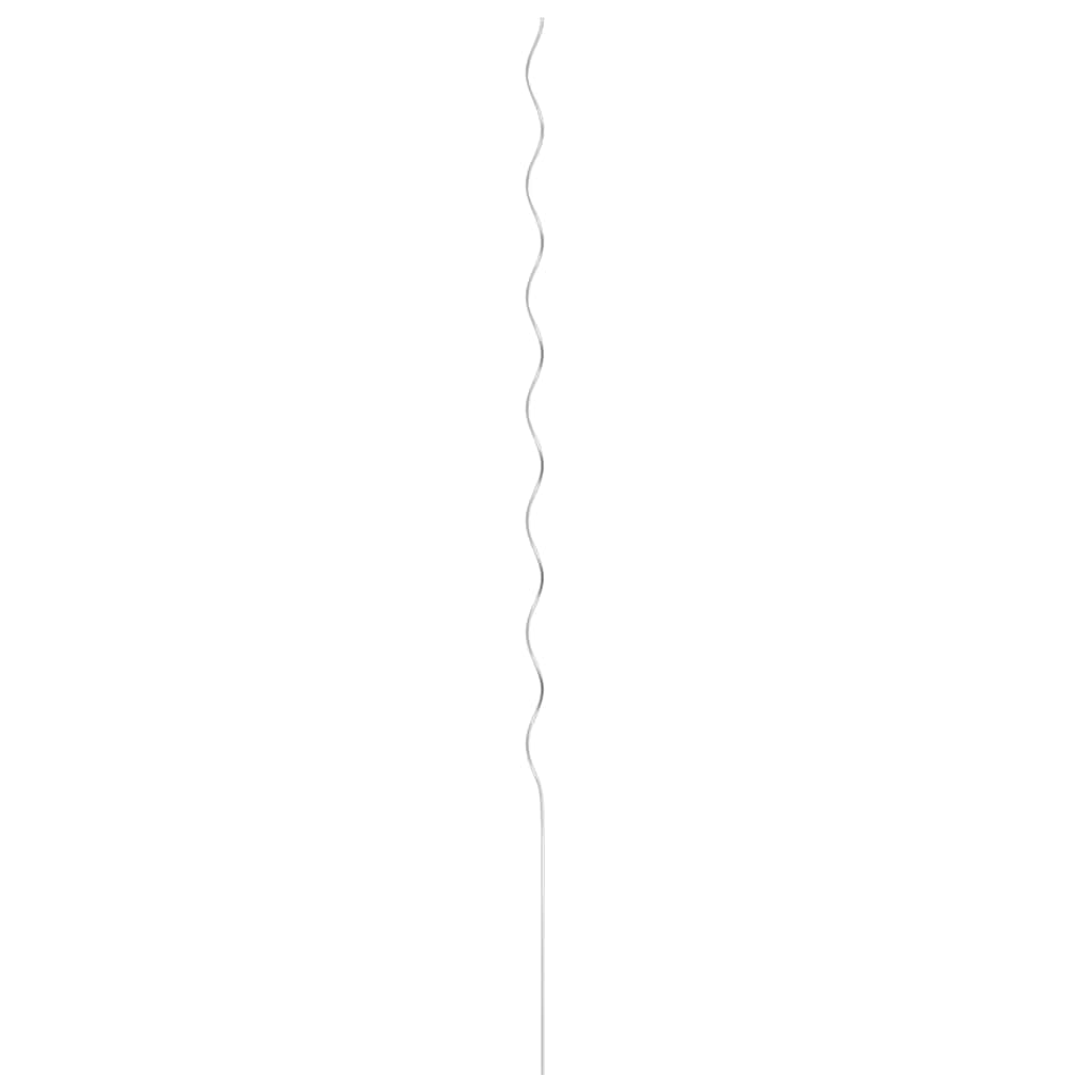 Spiralplantestøtter 5 stk 170 cm galvanisert stål