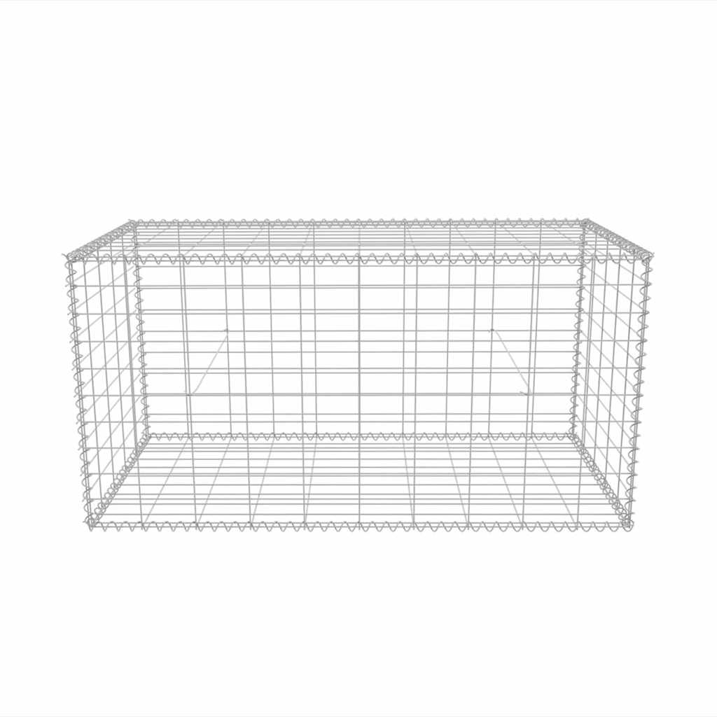 Gabionkurv galvanisert stål 100x50x50 cm