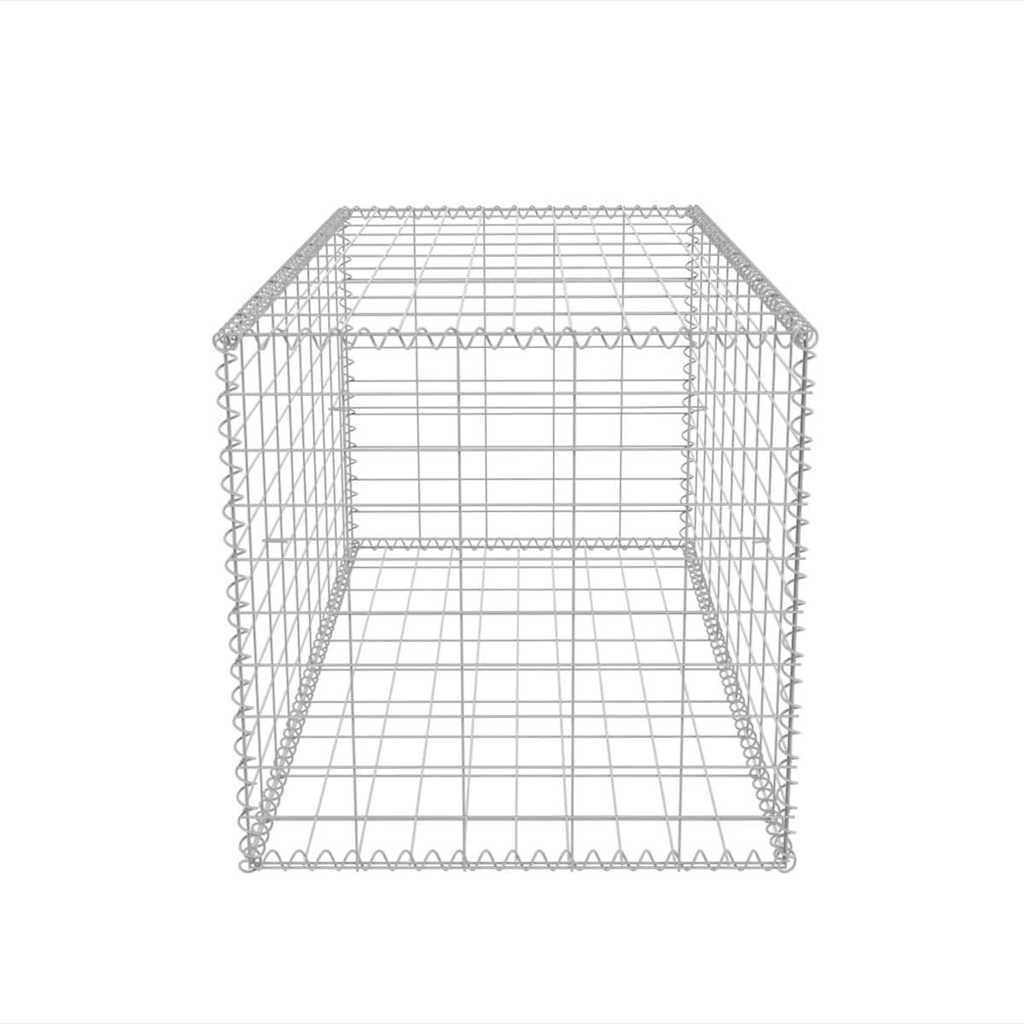 Gabionkurv galvanisert stål 100x50x50 cm