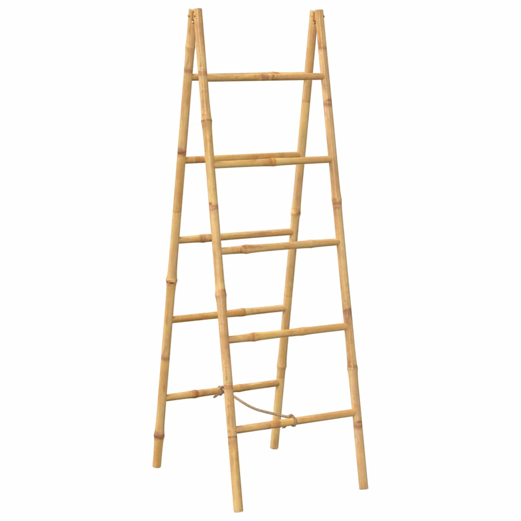 Dobbel håndklehenger med 5 trinn bambus 50x160 cm