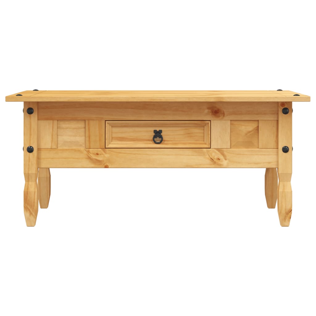 Salongbord meksikansk Corona-stil furu 100x55x44 cm