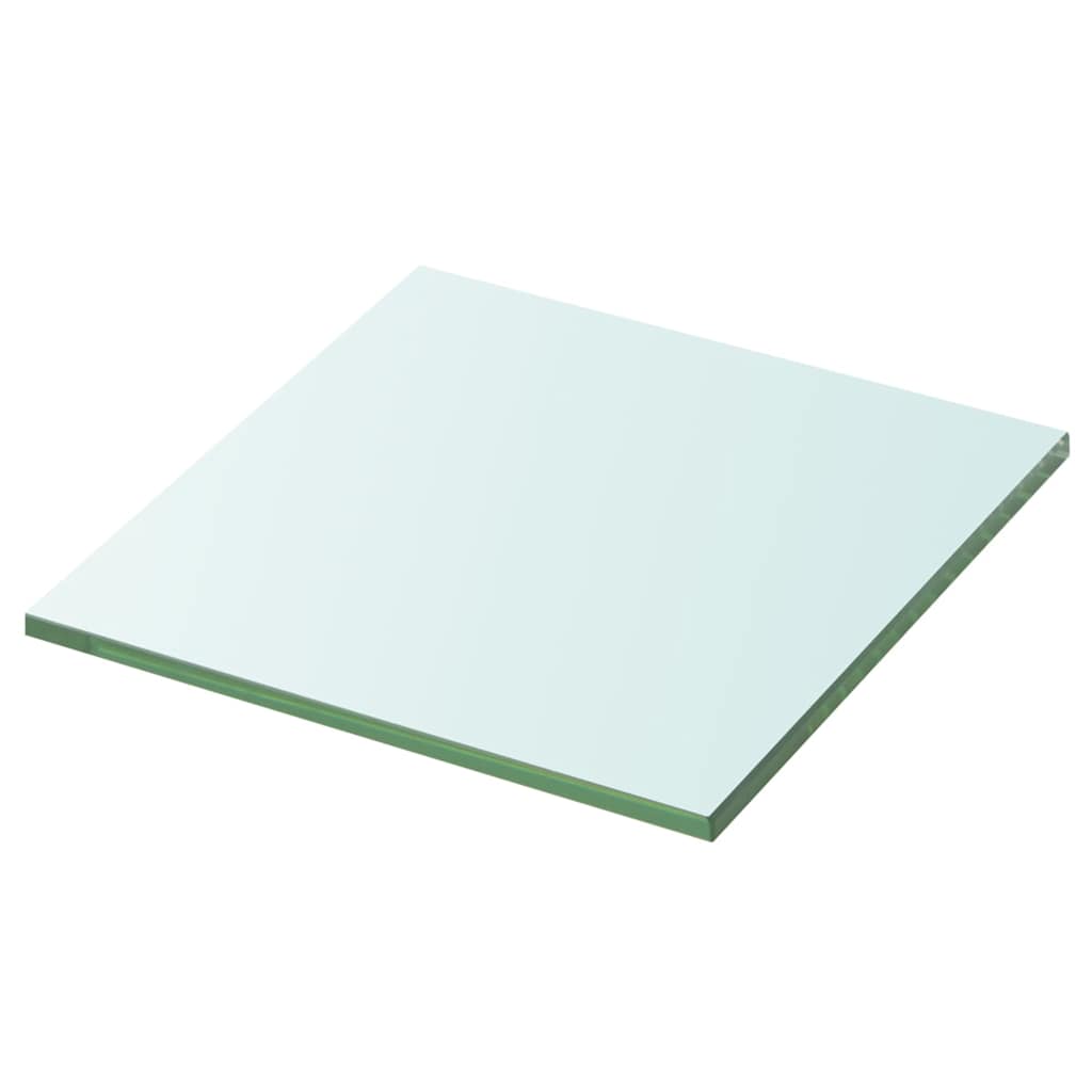 Hyllepanel klart glass 20x20 cm vidaXL