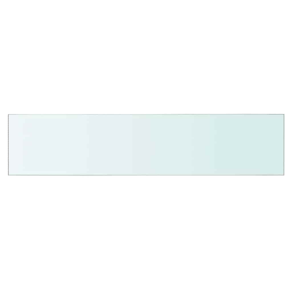Hyllepanel klart glass 60x12 cm