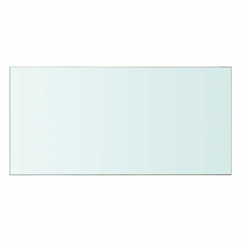 Hyllepanel klart glass 60x30 cm