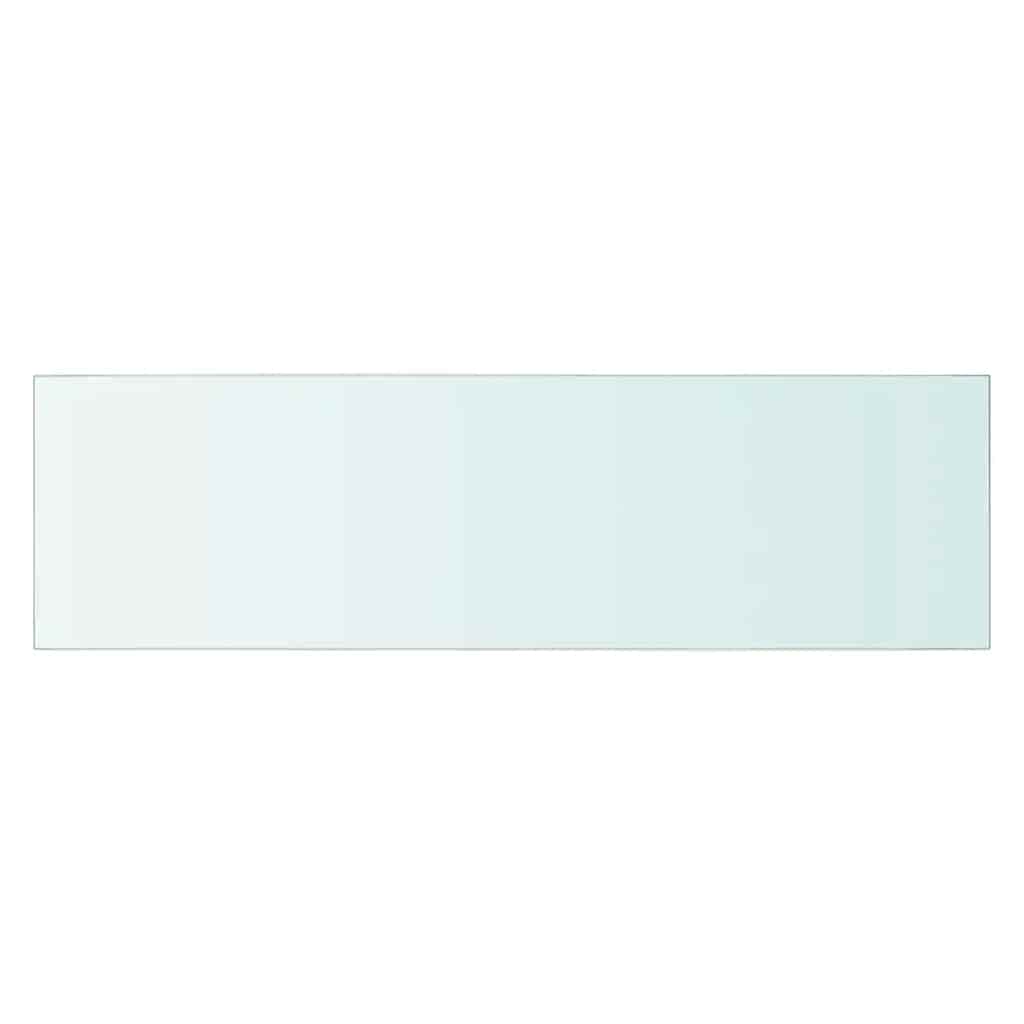 Hyllepanel klart glass 70x20 cm