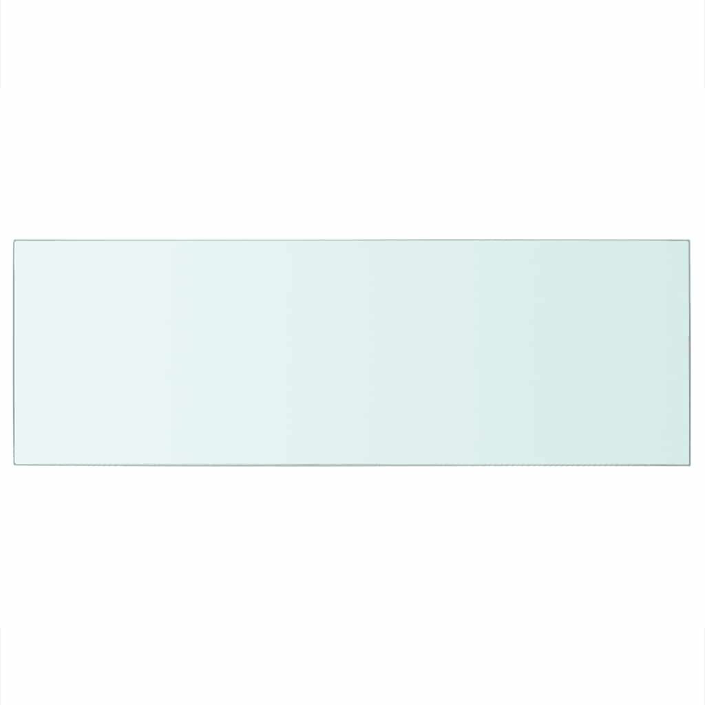 Hyllepanel klart glass 70x25 cm
