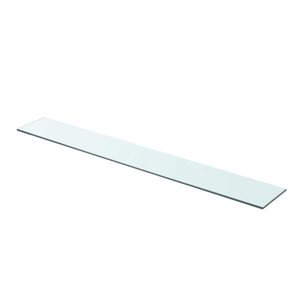 Hyllepanel klart glass 90x12 cm