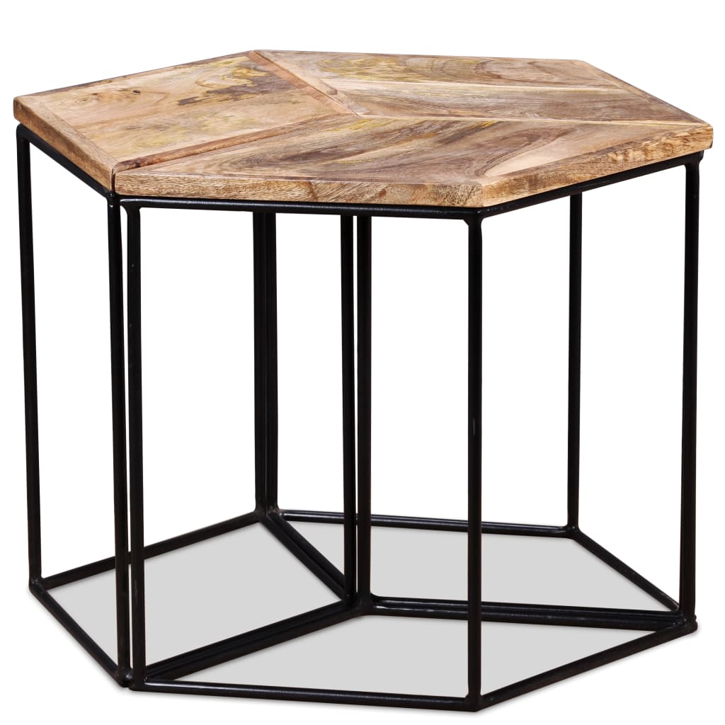 Salongbord heltre mango 56x48x40 cm