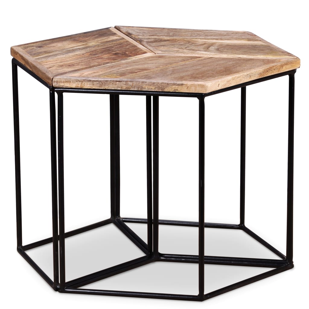 Salongbord heltre mango 56x48x40 cm