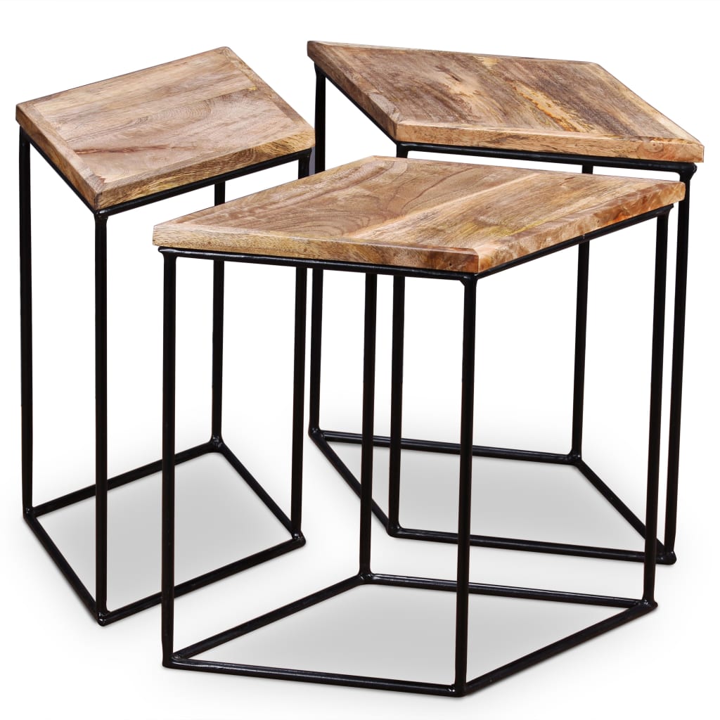 Salongbord heltre mango 56x48x40 cm