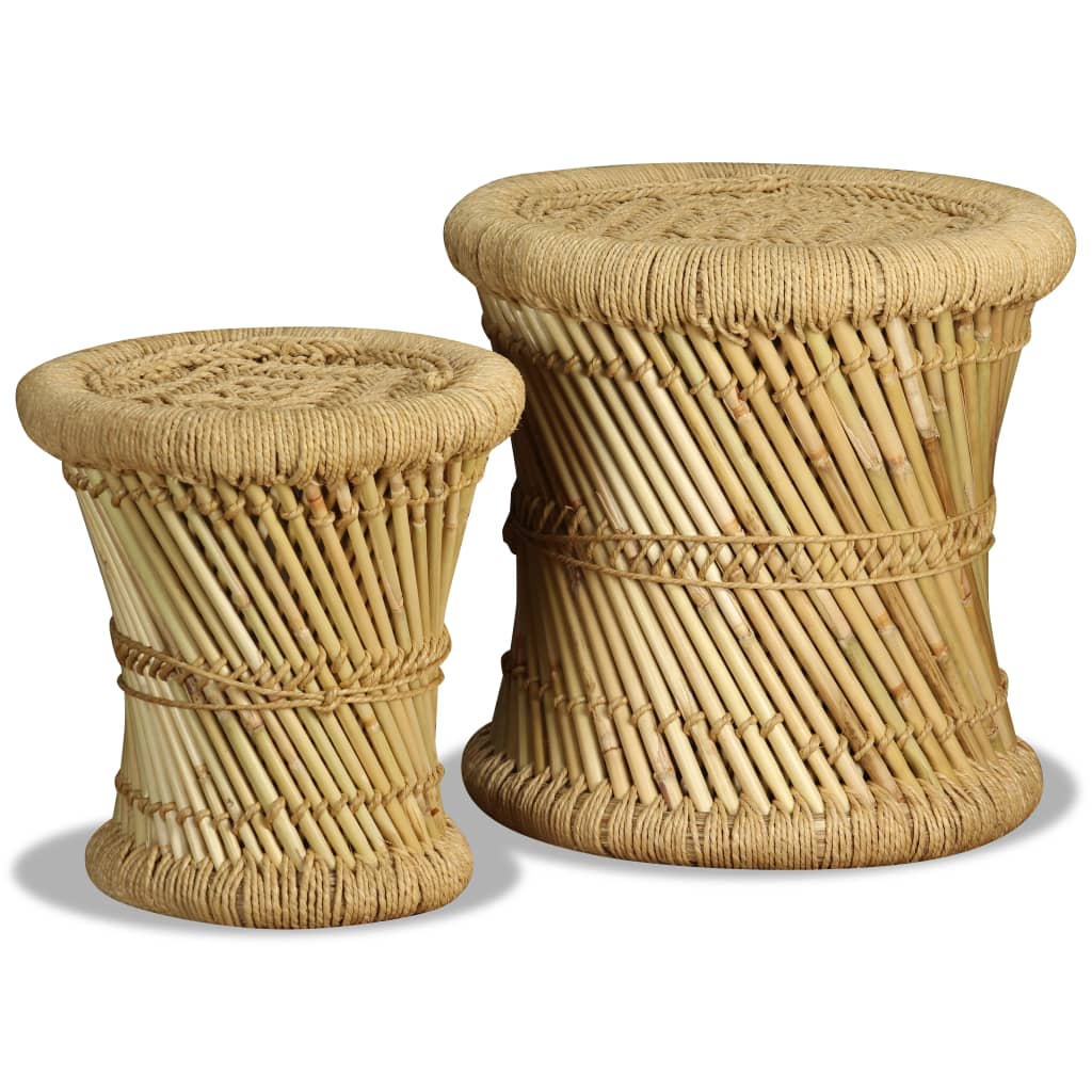 Krakker 2 stk bambus og jute