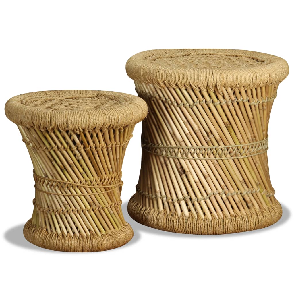Krakker 2 stk bambus og jute