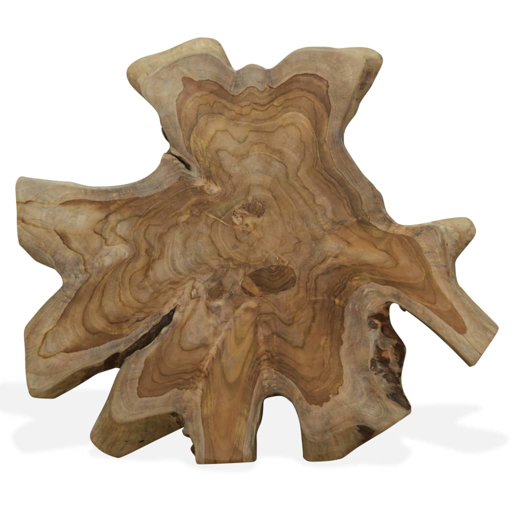 Salongbord ekte teak 80x70x38 cm