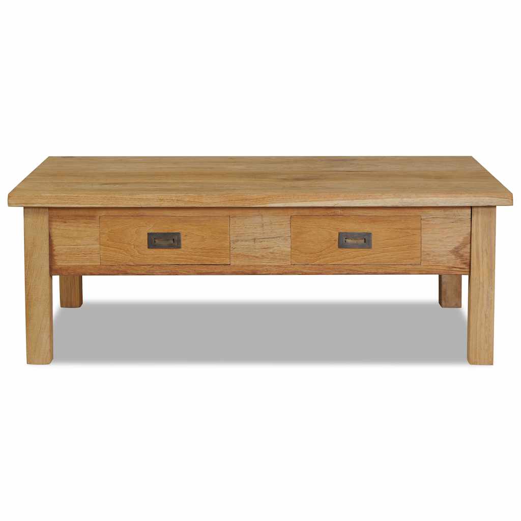 Salongbord massiv teak 100x60x35 cm