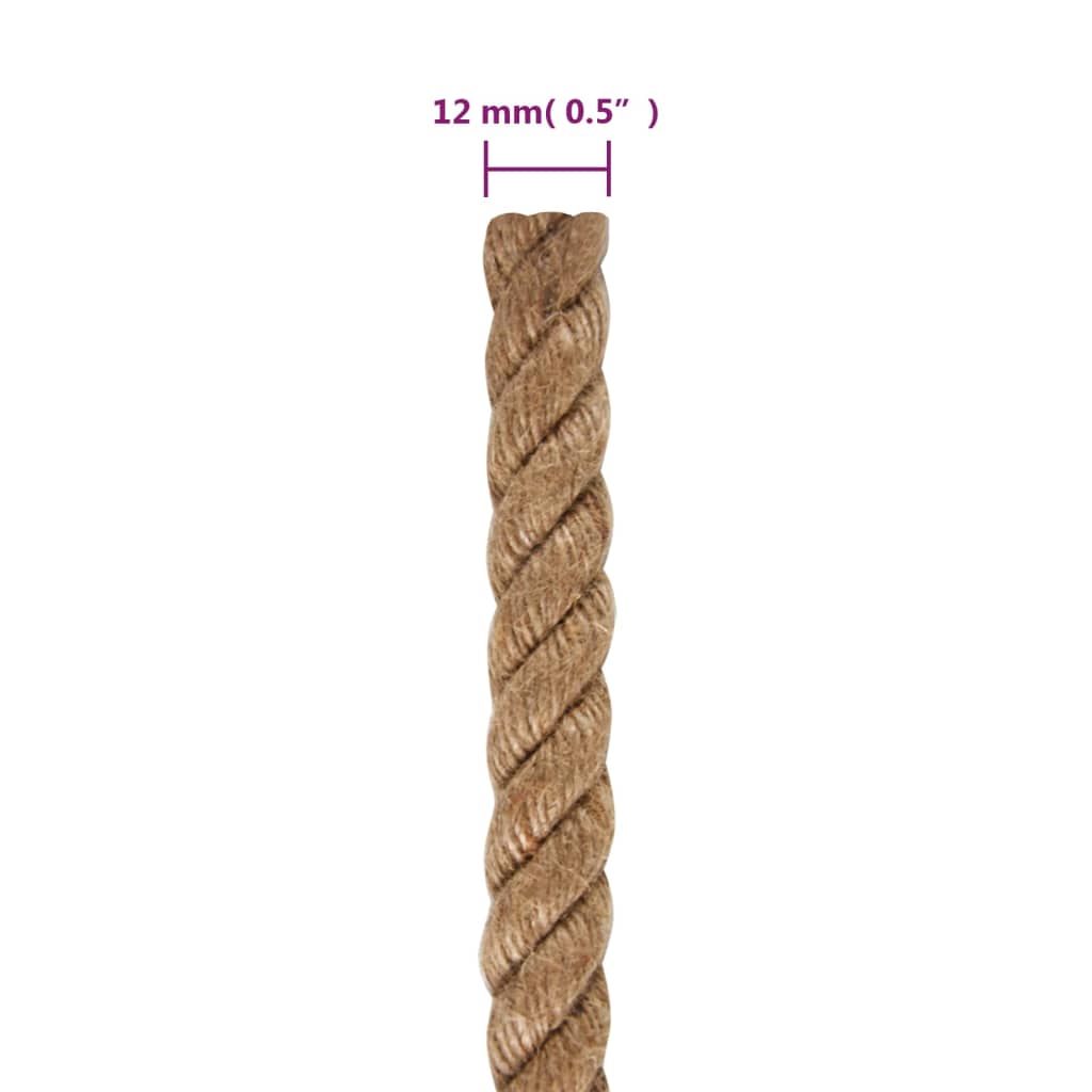 Tau 100% jute 12 mm 100 m