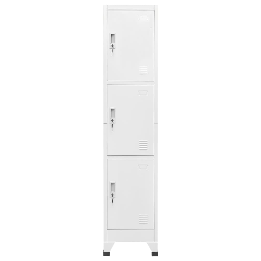 Garderobeskap med 3 rom 38x45x180 cm
