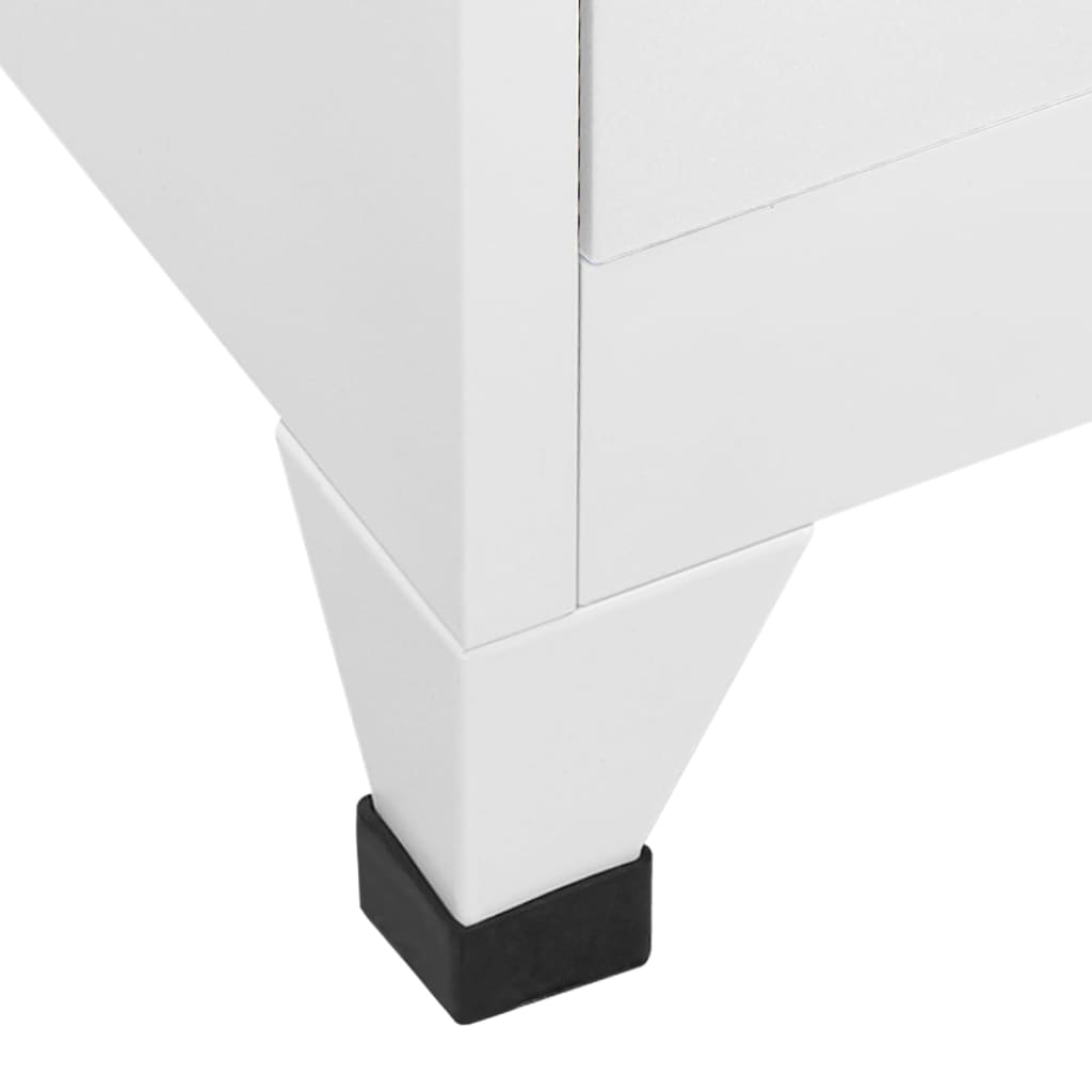 Garderobeskap med 12 rom 90x45x180 cm