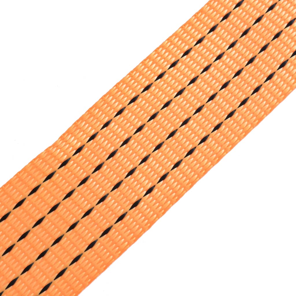 Jekkestropper med skralle 10 stk 2 tonn 8mx50mm oransje