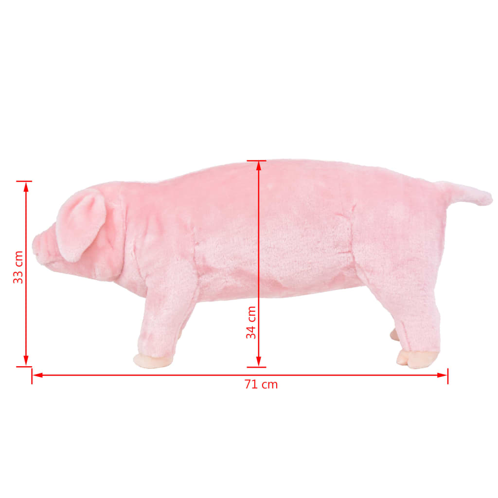 Stående lekegris rosa XXL
