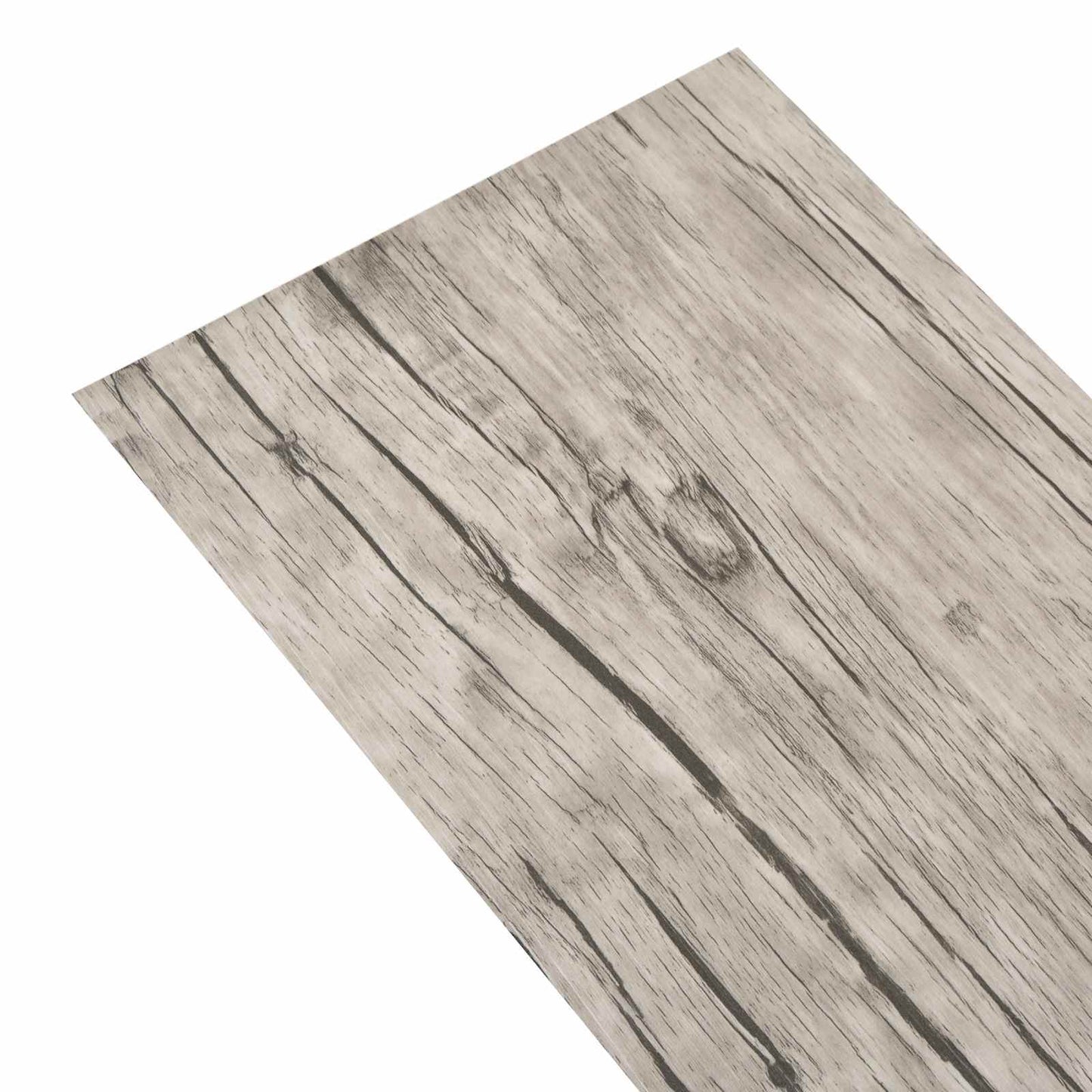 Gulvplanker 5,02 m² 36 pcs PVC Vasket Eik