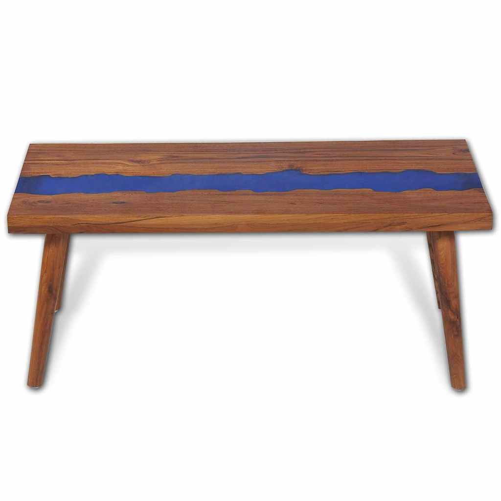Salongbord Teak Harpiks 100x50x40 cm