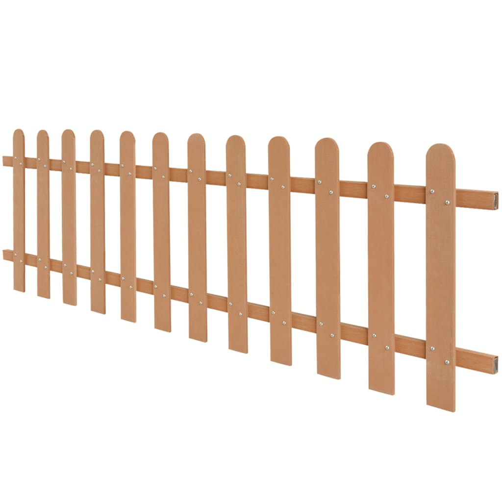 Stakittgjerde WPC 200x60 cm vidaXL