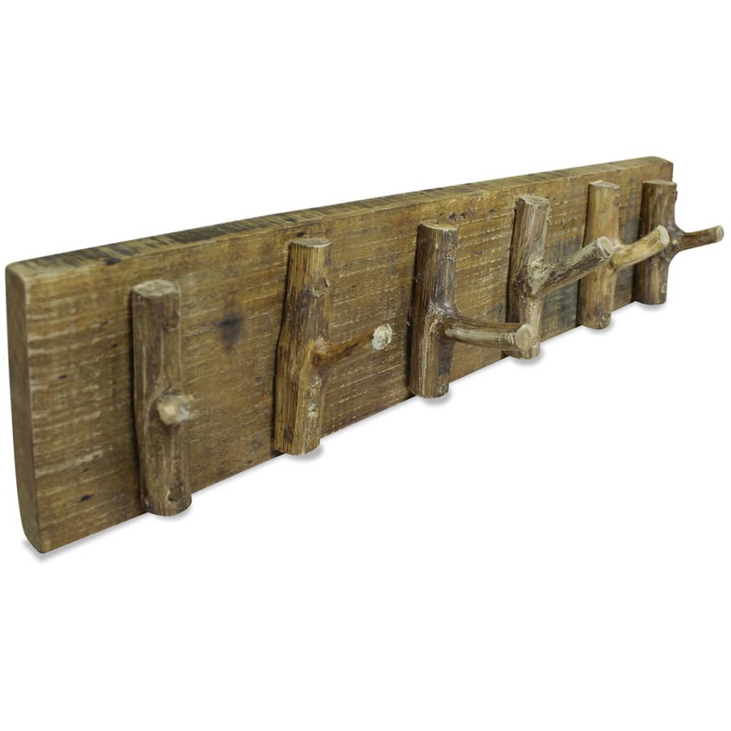 Knaggrekke blandet gjenvunnet tre 60x15 cm