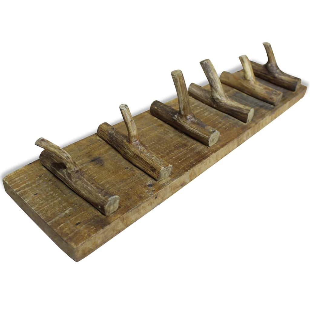 Knaggrekke blandet gjenvunnet tre 60x15 cm