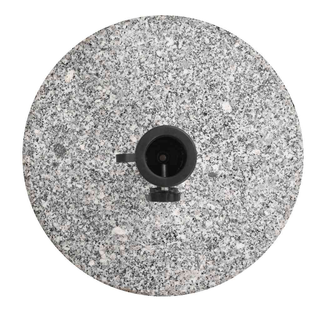 Parasollfot granitt rund 20 kg vidaXL