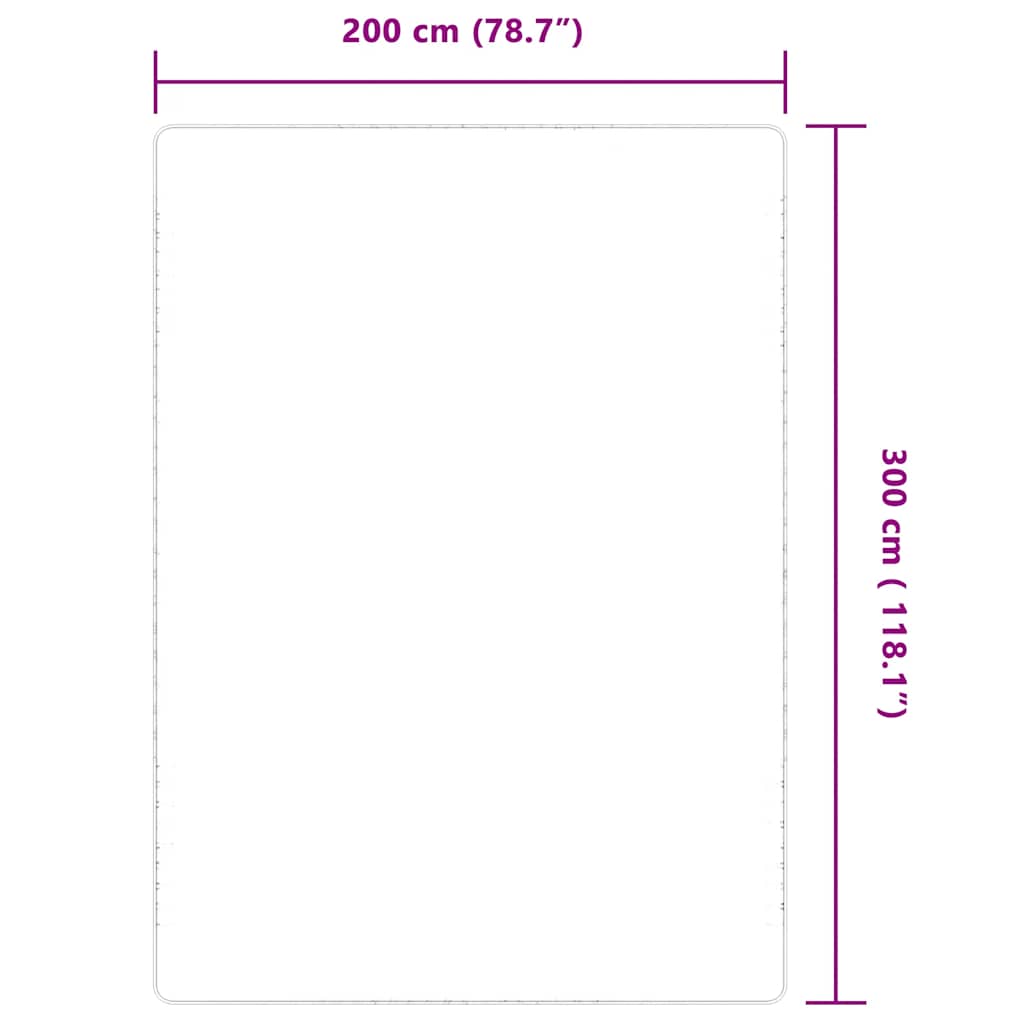 Juteteppe med lateksbakside 70x130 cm naturell vidaXL