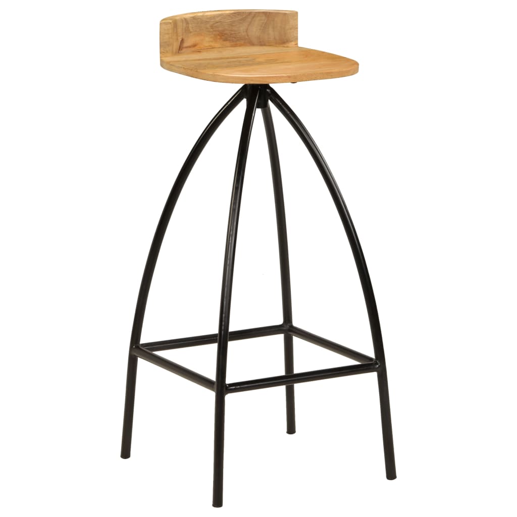 Barstoler 2 stk heltre mangotre