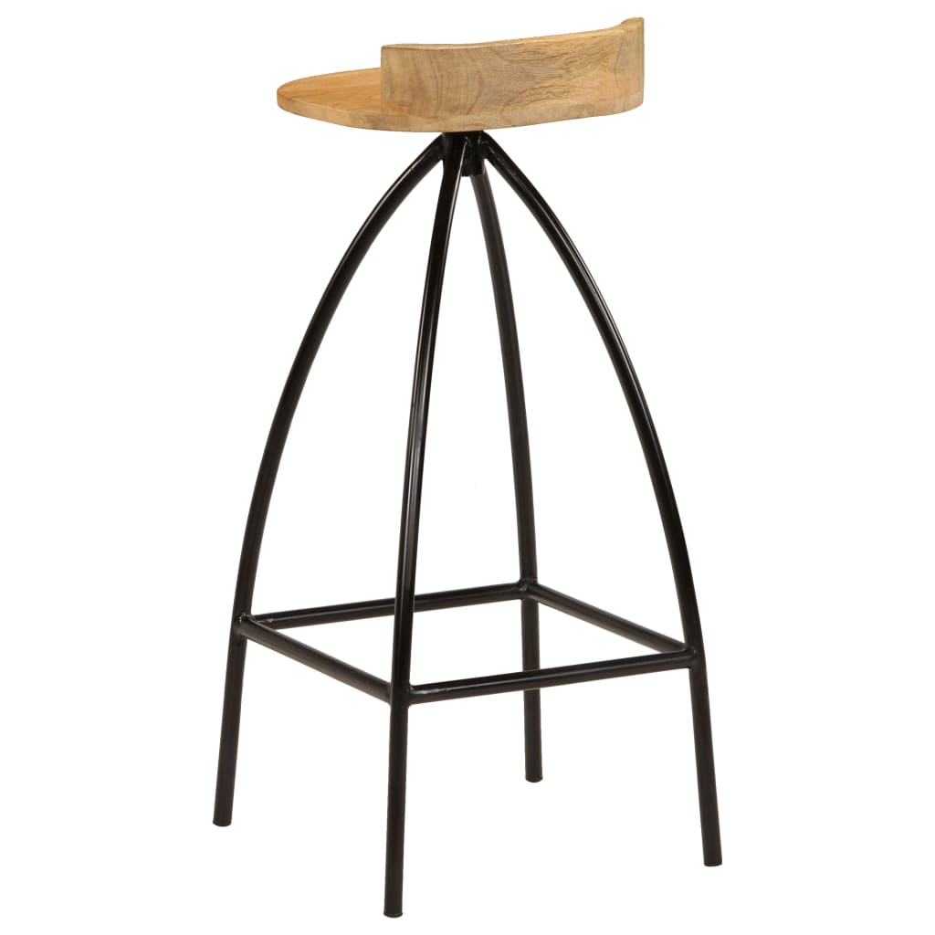 Barstoler 2 stk heltre mangotre